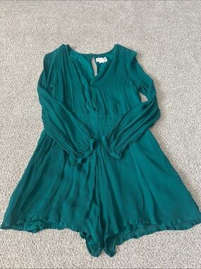 Women’s EUC Teal Long-Sleeve Dress- Anthropologie size small